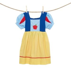 Pleats and stitches EMBROIDERED APPLE PRINCESS DRESS - INSPIRED BY SNOW WHITE 8